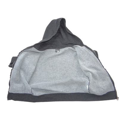 Santa Cruz Skateboards Pink Dot Logo Zip Up Hoodie Charcoal Grey Skater Mens S - Thumbnail 2