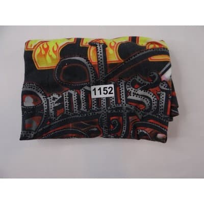 Deadly Sins Graphic T Shirt Black Red Skull Dice Flames Tattoo Punk Rock Mens L - Thumbnail 5