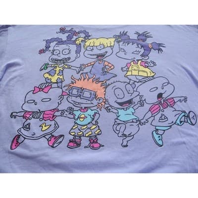 Nickelodeon Cropped Tee with Character Embroidery - Thumbnail 4