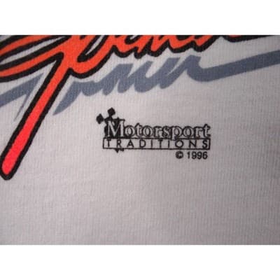 Vintage Smokin Joes Racing tank top featuring Jimmy Spencer graphics White Neon - Thumbnail 5