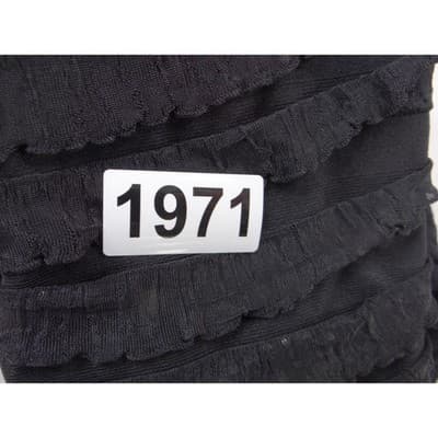 Y2K Candy Rain Womens Black Ruffle Sequin Racerback Tank Top Size L Slim Fit - Thumbnail 6