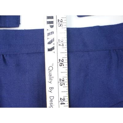 Vintage 2 piece Steven Michaels Skirt Suit Classic Navy Blue Made in USA Classic - Thumbnail 19