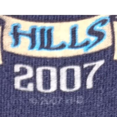 Harley Davidson Sturgis Black Hills Rally 2007 T Shirt Men Large Blue Wolf Moon - Thumbnail 5