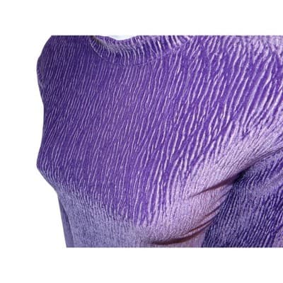 H&M Divided Purple Textured Mock Neck Long Sleeve Mini Dress Size L - Thumbnail 4