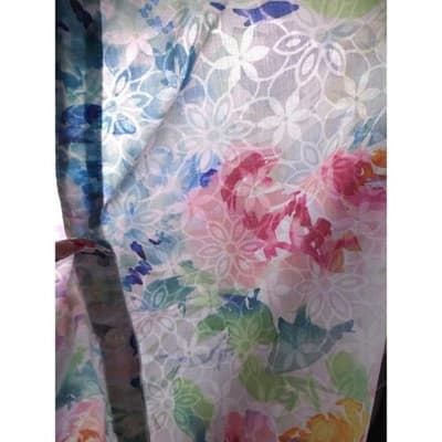 Alfred Dunner Petite Floral Print Short Sleeve Button Up Shirt Women's PS - Thumbnail 5