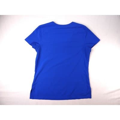 Koi Basics Royal Blue V Neck Scrub Top Short Sleeve Shirt Women's XS - Thumbnail 6