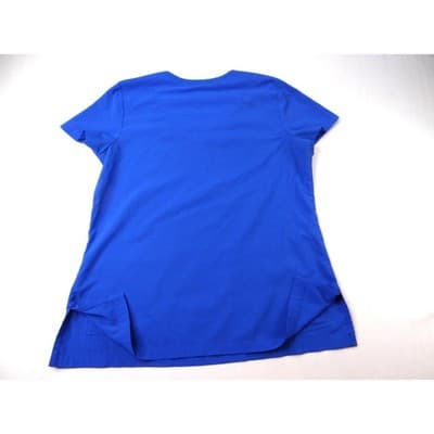 Koi Basics Royal Blue V Neck Scrub Top Short Sleeve Shirt Women's XS - Thumbnail 7