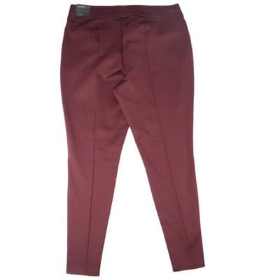 NWT-Lane Bryant Burgundy Legging Pants Women Size 14 16 Comfort Stretch Casual - Thumbnail 4