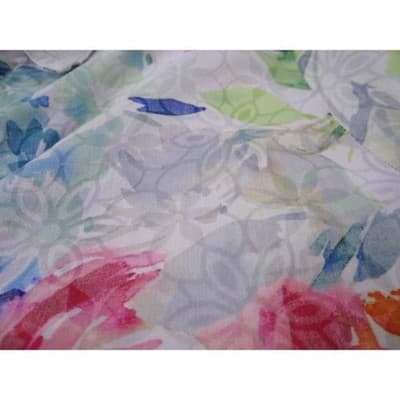 Alfred Dunner Petite Floral Print Short Sleeve Button Up Shirt Women's PS - Thumbnail 7