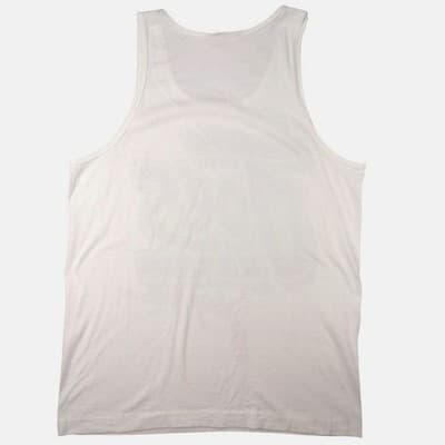 Vintage Smokin Joes Racing tank top featuring Jimmy Spencer graphics White Neon - Thumbnail 3