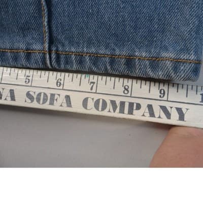 Bebe Jeans Womens Size 27 Blue Denim Flare Leg Jeans Made in USA - Thumbnail 7