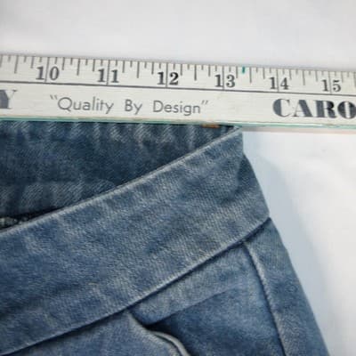 Bebe Jeans Womens Size 27 Blue Denim Flare Leg Jeans Made in USA - Thumbnail 5
