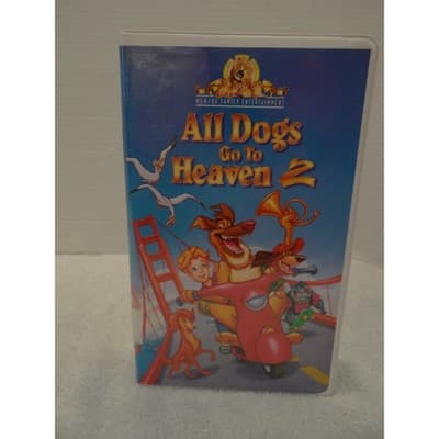 All Dogs Go To Heaven 2 VHS 1996 MGM/UA Animated Musical Charlie Sheen Clamshell - Thumbnail 2