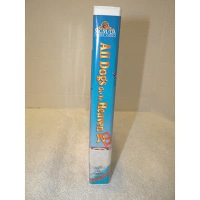 All Dogs Go To Heaven 2 VHS 1996 MGM/UA Animated Musical Charlie Sheen Clamshell - Thumbnail 3