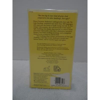 The Ugly Duckling VHS 1986 Cher Narrated Rabbit Ears Productions Looking Glass - Thumbnail 3