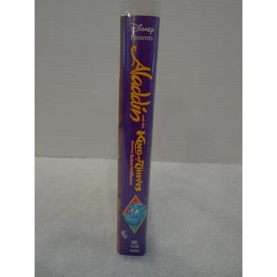 Disney Aladdin and the King of Thieves VHS Robin Williams Clamshell 1996 - Thumbnail 2