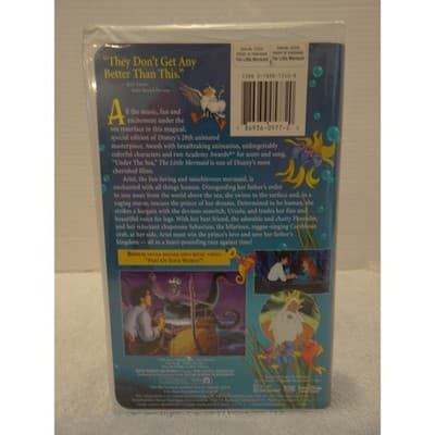 Disney The Little Mermaid VHS Masterpiece Collection Special Edition THX 12731 - Thumbnail 3