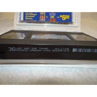 Lady and the Tramp VHS Walt Disney Masterpiece Collection Fully Restored - Thumbnail 7