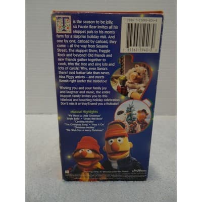 Jim Henson Muppet Family Christmas VHS 1995 Holiday Movie Sesame Street Fraggles - Thumbnail 3