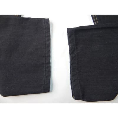 Altered Custom Levi Strauss 505 Mens Black Straight Fit Jeans Size 34x24 - Thumbnail 5