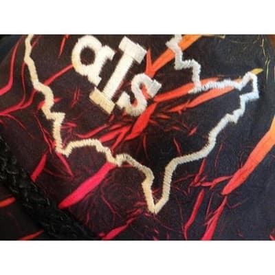 Vintage Multicolor AIS Automotive Cap with USA Map Design - Thumbnail 6
