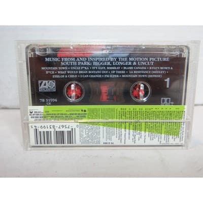 South Park Bigger Longer & Uncut Original Motion Picture Soundtrack Cassette - Thumbnail 2