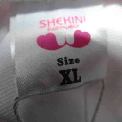 NWT-Shekini Womens White Button Front High Cut Thong One Piece Swimsuit XL - Thumbnail 2