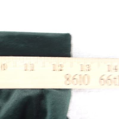 Express Womens XS Emerald Green Velvet Ruched Asymmetrical Tulip Hem Skirt - Thumbnail 4