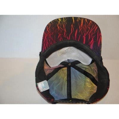 Vintage Multicolor AIS Automotive Cap with USA Map Design - Thumbnail 3