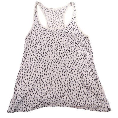 Y2K Vibes Old Navy Women's Juniors Medium Cream Leopard Print Racerback Tank Top