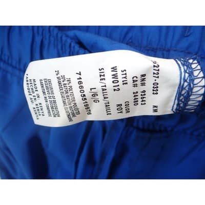 Men's Medical Scrubs Blue Elastic Waist Pants - NWT - Size Large - Thumbnail 2