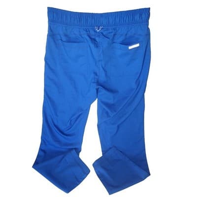 Men's Medical Scrubs Blue Elastic Waist Pants - NWT - Size Large - Thumbnail 3