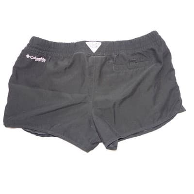 Columbia Omni-Shield Women's Black Athletic Hiking Shorts Size M Drawstring - Thumbnail 3