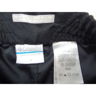 Columbia Omni-Shield Women's Black Athletic Hiking Shorts Size M Drawstring - Thumbnail 4