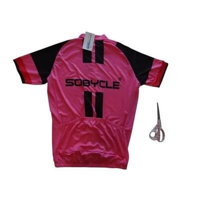 SOBYCLE Cycling Jersey - Pink & Black NWT - Thumbnail 2