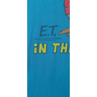 ET The Extra Terrestrial T Shirt Mens Graphic Tee Blue Ripple Junction - Thumbnail 5