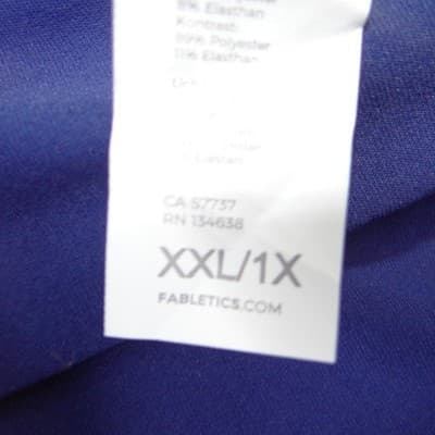 Fabletics Womens Blue Pleated Tennis Skort Built-in Shorts XXL 1X Activewear - Thumbnail 3