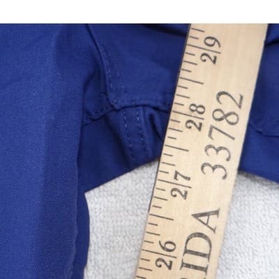 Medline AngelStat Royal Blue Scrub Pants Small Straight Leg Elastic - Thumbnail 5