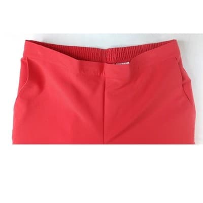 NWT Alfred Dunner Womens Coral Elastic Waist Cropped Pants Sz 8 Polyester Blend - Thumbnail 5