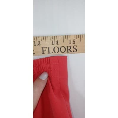 NWT Alfred Dunner Womens Coral Elastic Waist Cropped Pants Sz 8 Polyester Blend - Thumbnail 7