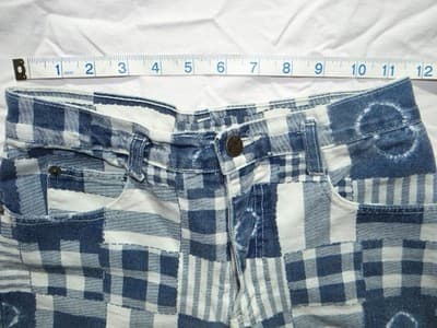 Women's Patchwork Pattern Casual Shorts XXS Size 0-2 - Thumbnail 5
