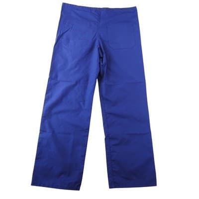 Medline AngelStat Royal Blue Scrub Pants Small Straight Leg Elastic - Thumbnail 3