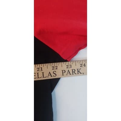 Elton John Rainbow Logo Raglan T Shirt Black Red Size Large - Thumbnail 6