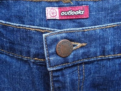 Vintage Women's Denim Shorts by Outlooks Size 11 - Thumbnail 3
