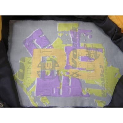 Vintage Volkl Mens Neon Colorblock Windbreaker Pullover Jacket Large 90s Retro - Thumbnail 5
