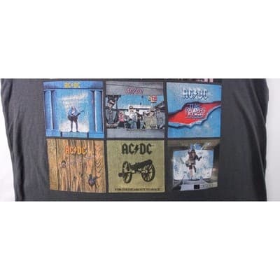 ACDC Band Graphic T Shirt Size Large Black Ice Album Tour Concert - Thumbnail 5