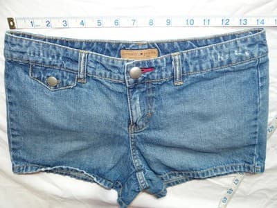 Tommy Jeans Women's Denim Shorts Size 5 - Thumbnail 6