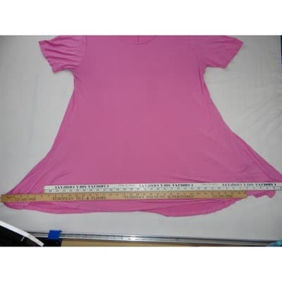 Lot of 3 Plus Size Red Pink Coral Tunics 2X XXL - Three Tunics Tops Bundle - Thumbnail 13