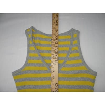 Y2K Wet Seal Lace Trim Striped Cami & American Eagle Ribbed Tank Top Bundle 2pc - Thumbnail 9