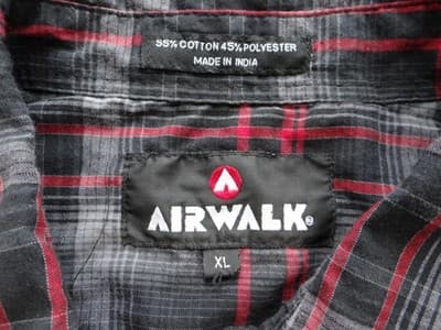 Airwalk Men's Long Sleeve Plaid Casual Shirt - Thumbnail 4
